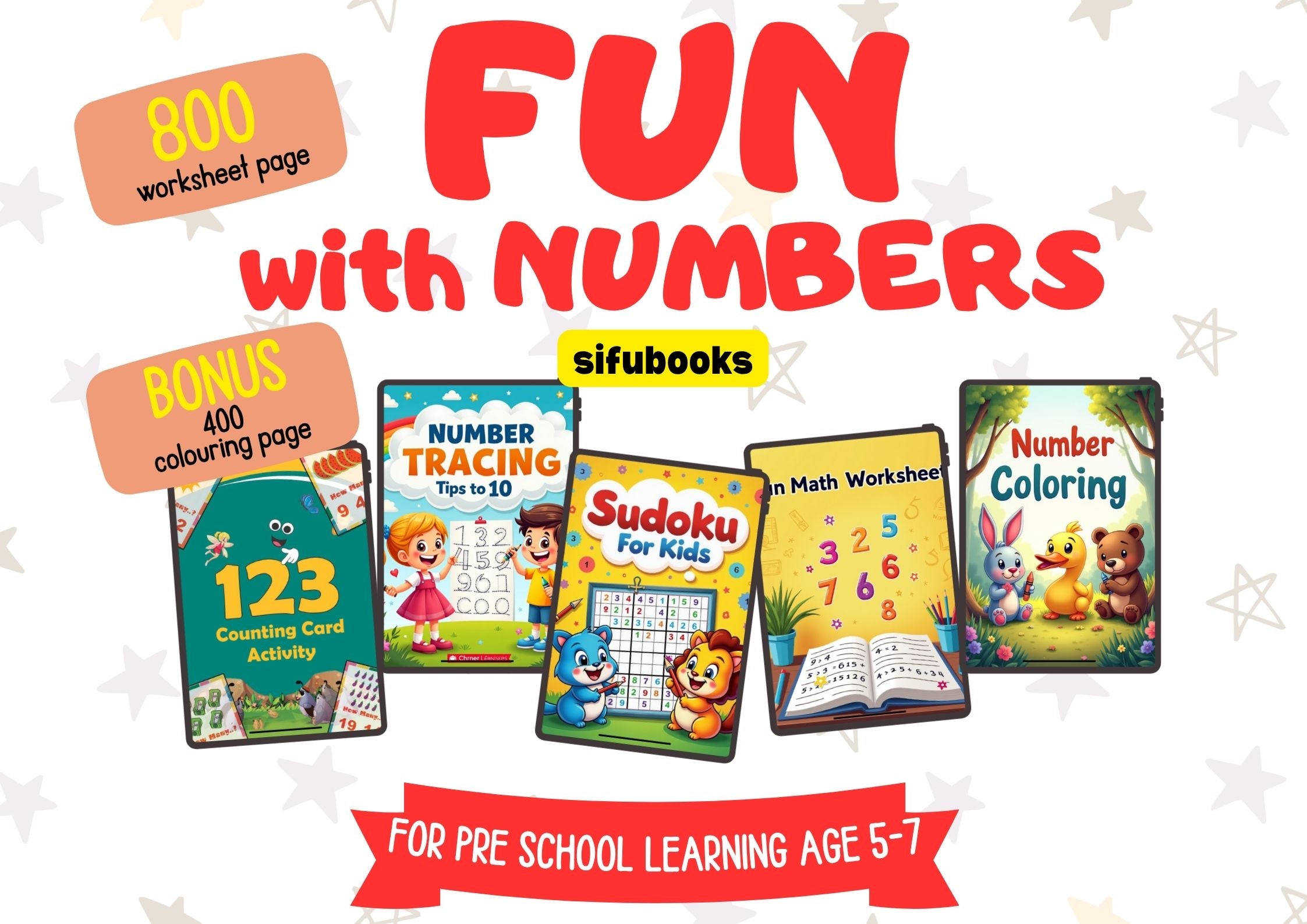 Fun With Numbers – Early Learning Math eBook for Toddlers & Preschoolers