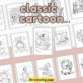 [DCB032] Colouring Page - Classic Cartoon Vol.3