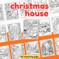 [DCB040] Colouring Page - Chistmas House