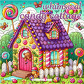 [DCB045] Colouring Page - Whimsical Candy Cottage