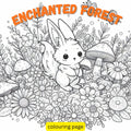[DCB006] Colouring Page - Enchanted Forest 2