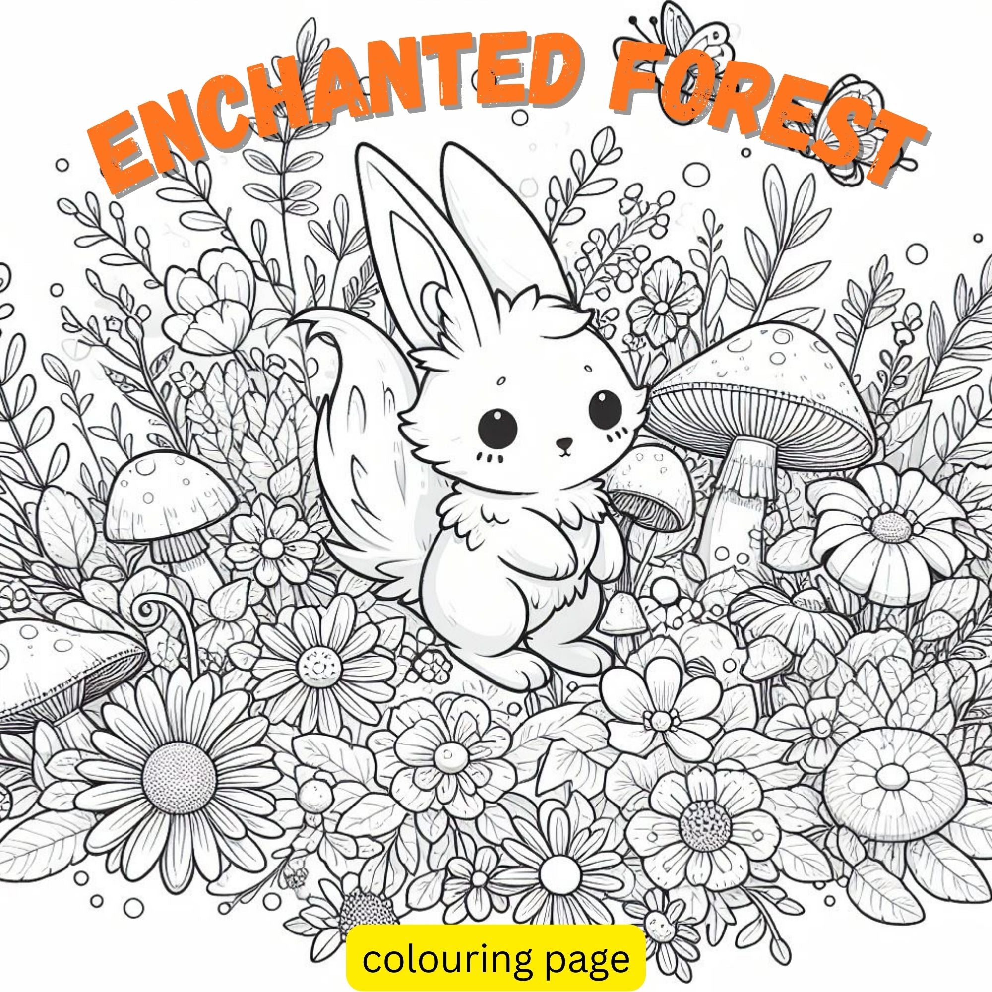 [DCB006] Colouring Page - Enchanted Forest 2