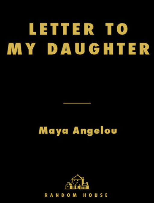 [ASB011] Novel Ebook - Letter to My Daughter by Maya Angelou