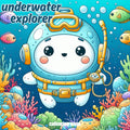 [DCB048] Colouring Page - Underwater Explorer