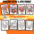 [DCB078] Colouring Page - Vintage Fairytale Vol.1