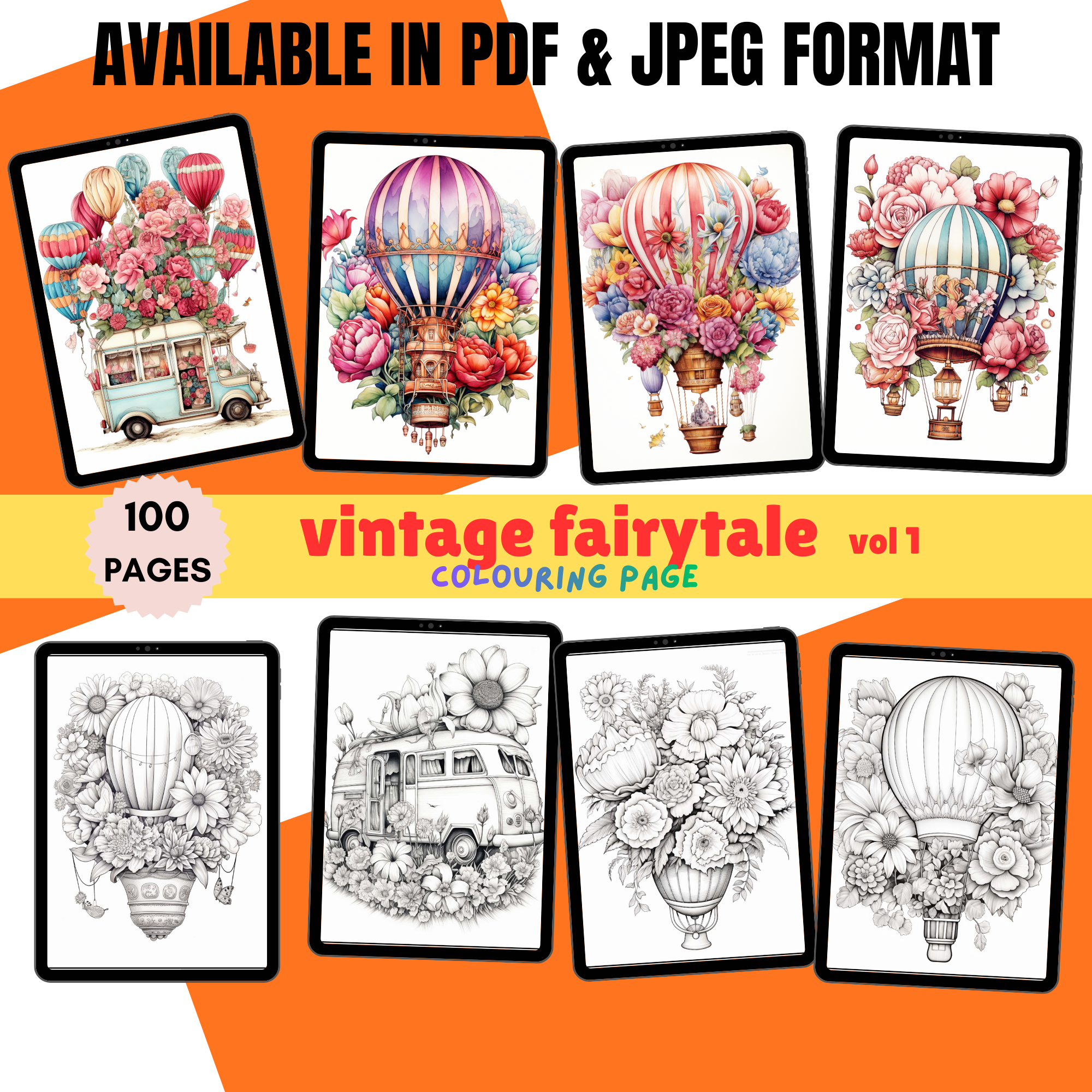 [DCB078] Colouring Page - Vintage Fairytale Vol.1