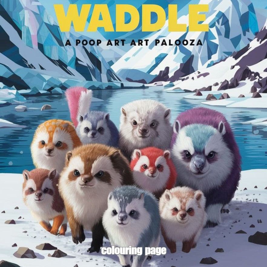 [DCB054] Colouring Page - Arctic Waddle