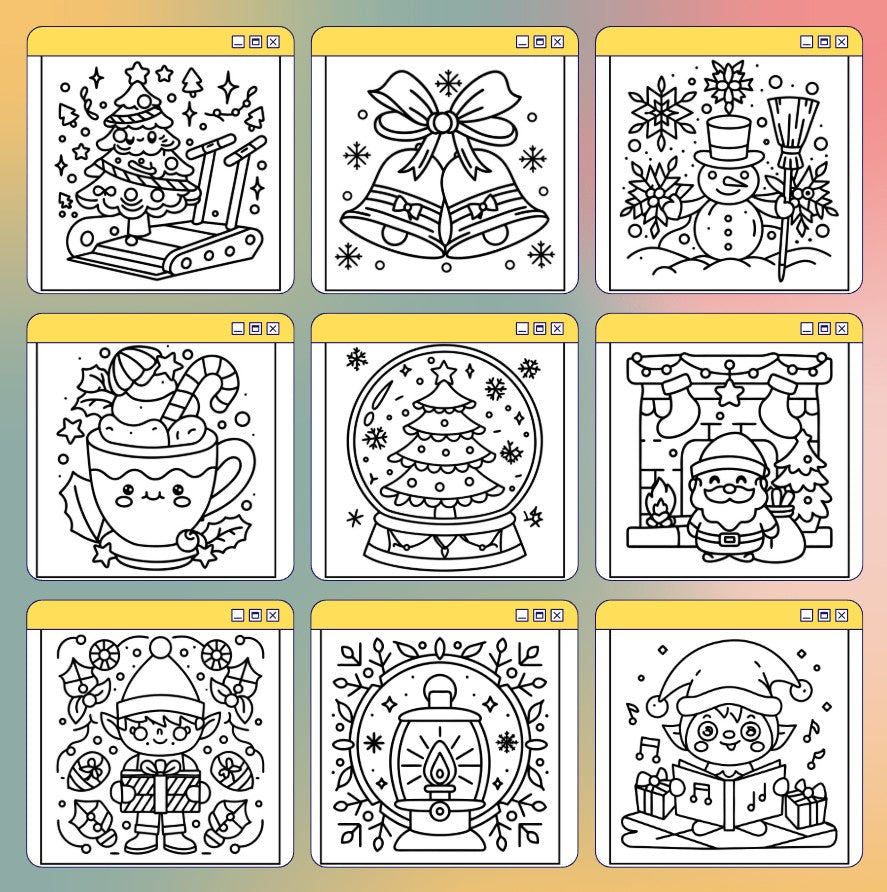 [DCB072] Colouring Page - Cute Christmas Vol.2