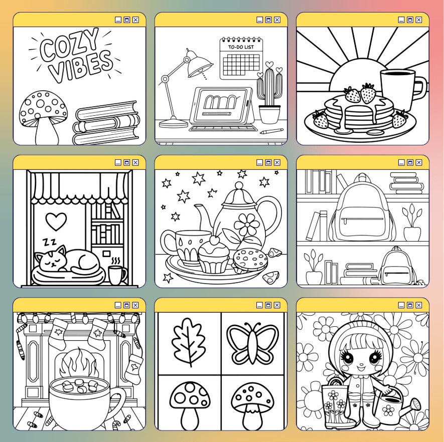 [DCB074] Colouring Page - Cozy & Cute Vol.1