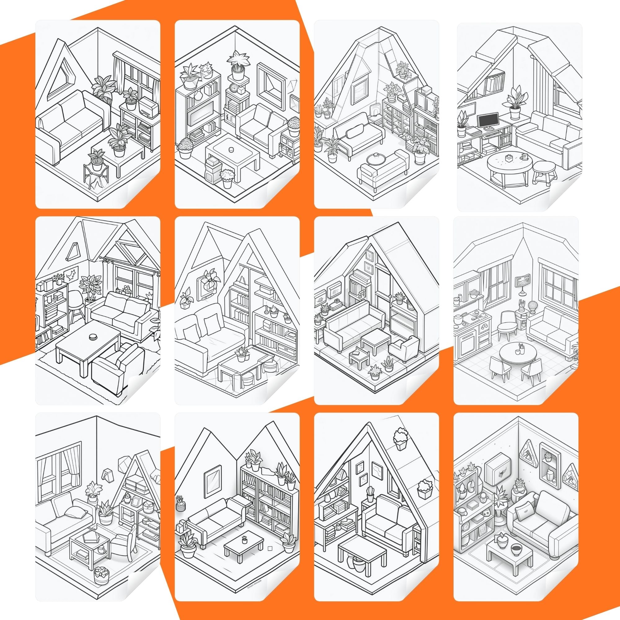 [DCB008] Colouring Page - Pocket Room