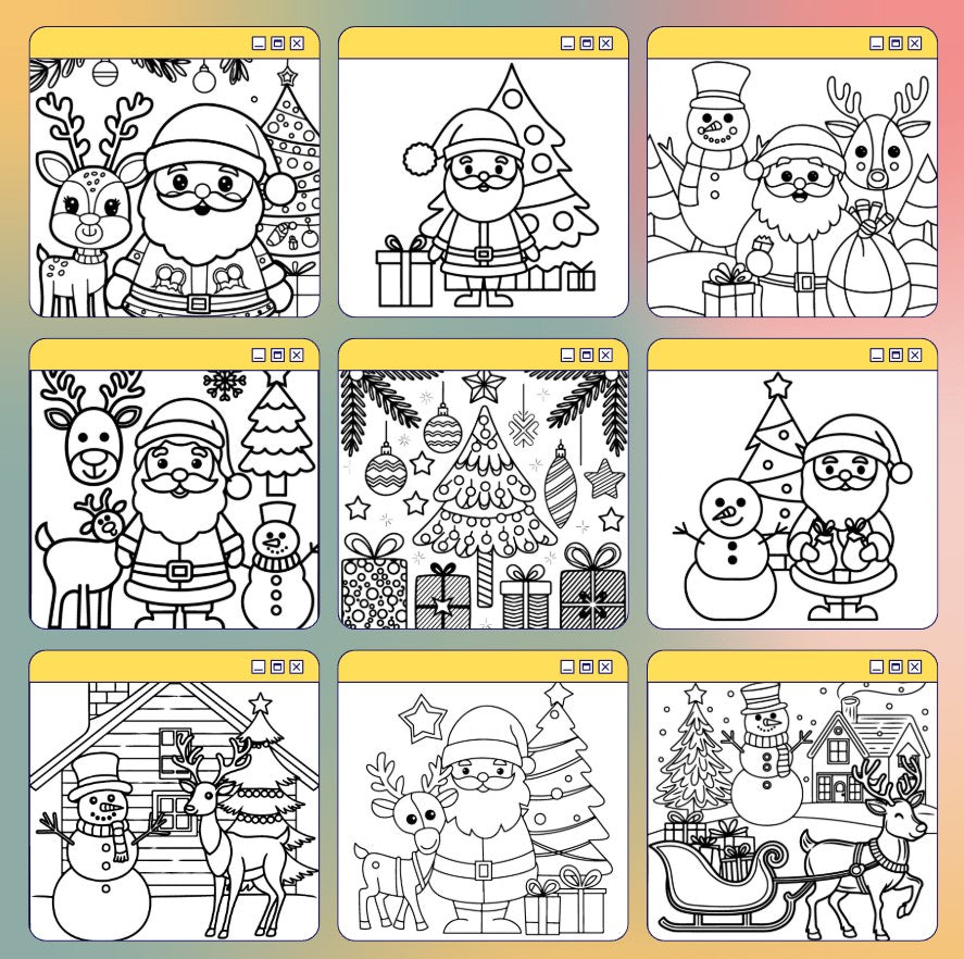 [DCB071] Colouring Page - Cute Christmas Vol.1