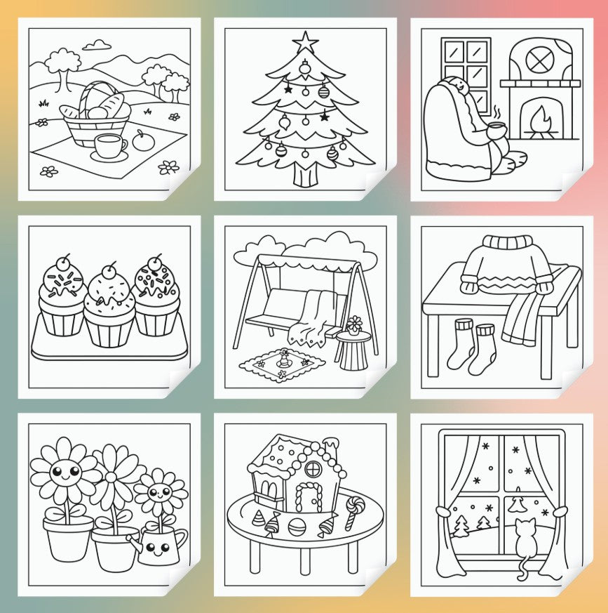 [DCB075] Colouring Page - Cozy & Cute Vol.2