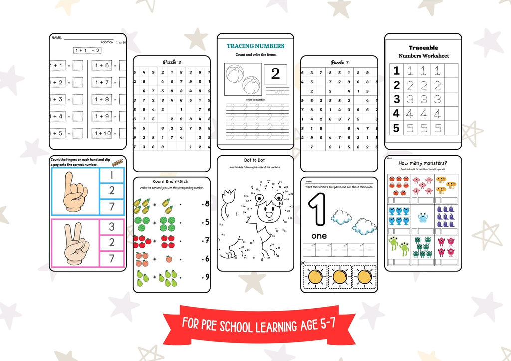 Fun With Numbers – Early Learning Math eBook for Toddlers & Preschoolers