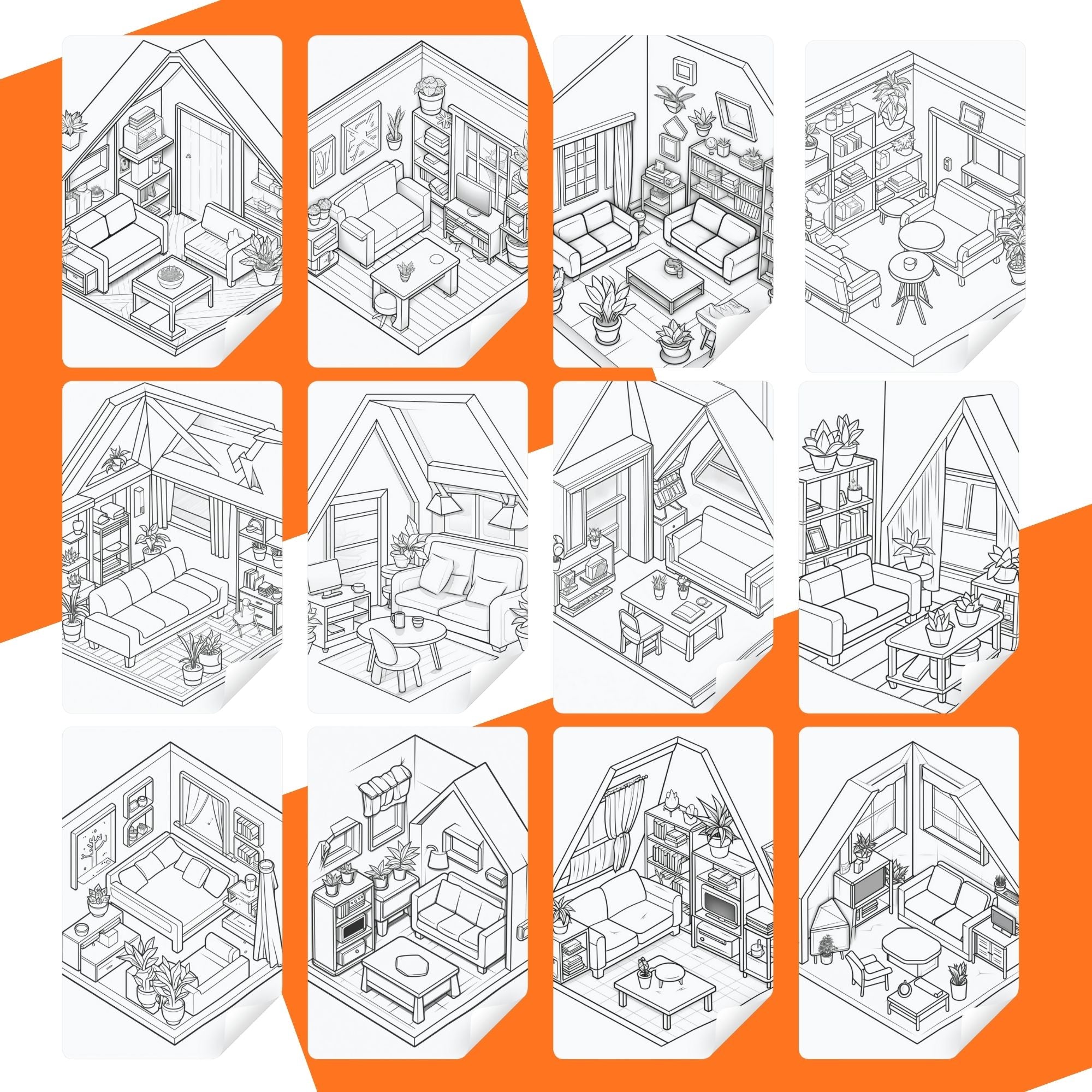 [DCB008] Colouring Page - Pocket Room