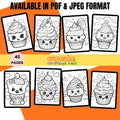 [DCB013] Colouring Pge - Cupcake