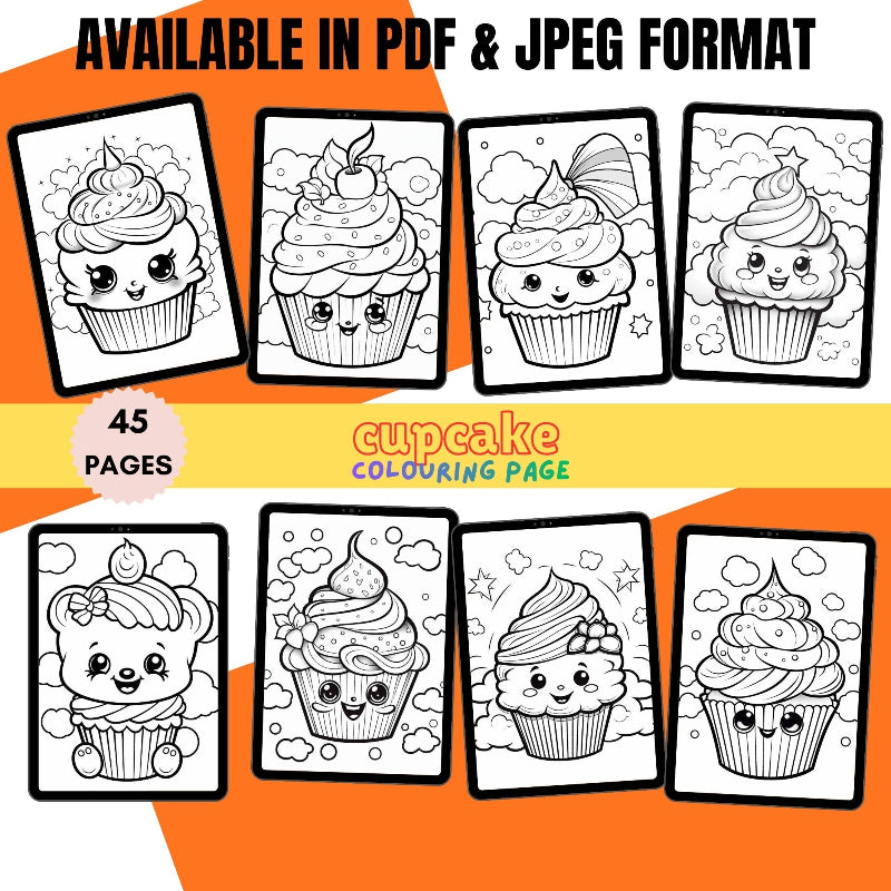 [DCB013] Colouring Pge - Cupcake
