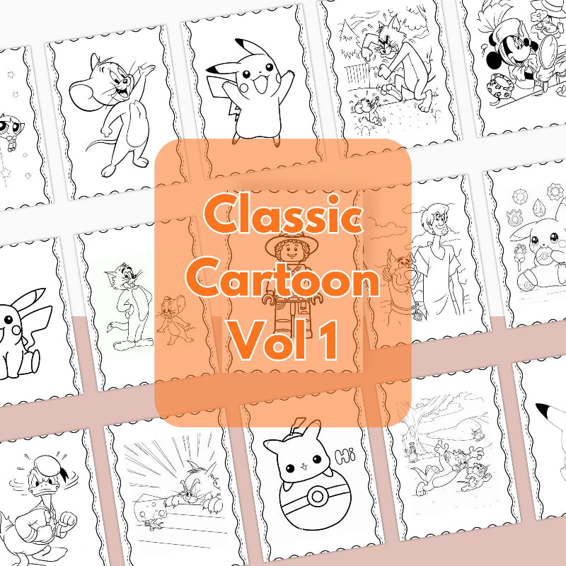 [DCB030] Colouring Page - Classic Cartoon Vol. 1