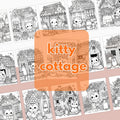 [DCB061] Colouring Page - Kitty Cottage