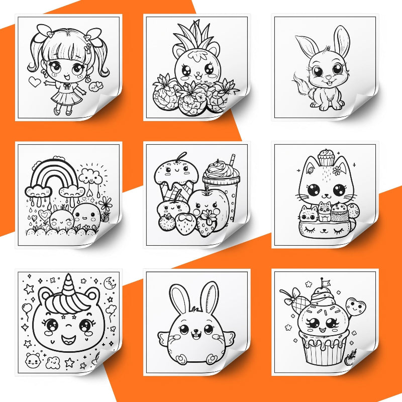 [DCB080] Colouring Page - Chbi Style