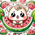 [DCB028] Colouring Page - Watermelon Wonderland