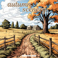 [DCB038] Colouring Page - Autumn Scenery