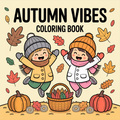 [DCB068] Colouring Page - Autumn Vibes