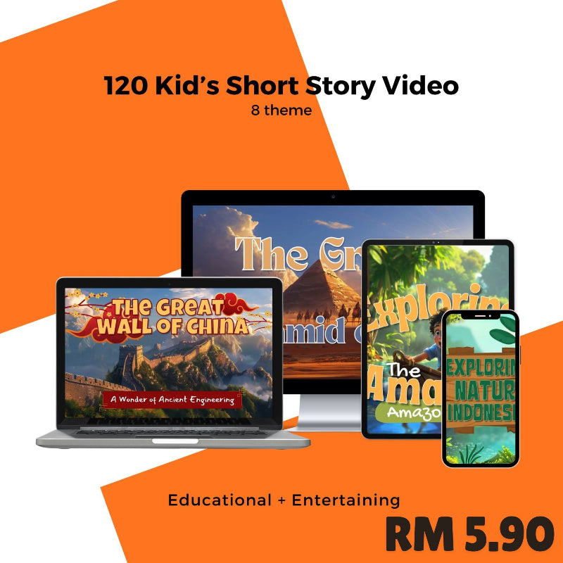 [SF008] Kid's Short Story Video Bundle
