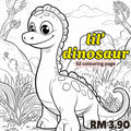 [DCB016] Colouring Page - Lil' Dinosaur