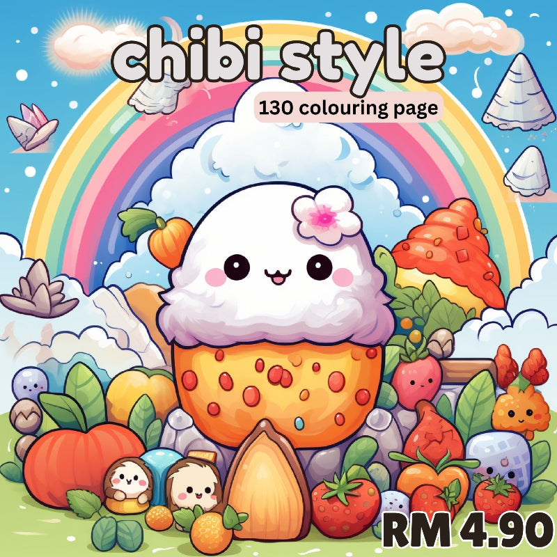 [DCB080] Colouring Page - Chbi Style